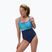 Costume da bagno intero da donna Speedo Shaping Contour Eclipse Printed turquoise gem