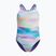 Costume da bagno intero per bambini Speedo Printed Twinstrap purple fog