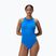 Costume intero Speedo Racer Zip da donna con reggiseno incorporato blu laguna