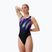 Speedo Placement Printed Powerback - costume da bagno intero in vetro sfocato/nero
