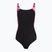Costume da bagno intero donna Speedo Shaping LunaLustre Printed anthracite/ruby