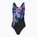 Costume da bagno intero donna Speedo FL Placement Printed Powerback glitchy garden/black