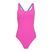 Costume intero da donna Speedo Solid Powerback neon flamingo