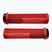 Manopole manubrio Peaty's Monarch Knurl Thin rosso