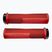Manopole per manubrio Peaty's Monarch Mushroom Thin rosse