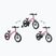 Bicicletta per bambini Qplay Miniby 3in1 rosa