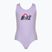 Costume intero Nike Multi Logo U-Back lilla fiorito per bambini