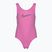 Costume intero Nike Multi Logo U-Back per bambini, colore rosa giocoso