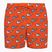 Pantaloncini da bagno Nike Multi Print 5" Volley da uomo, arancione blaze