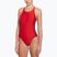 Costume intero da donna Nike Logo Tape Fastback rosso università