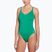 Costume intero da donna Nike Essential con scollo a V, verde stadio