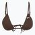 Nike Essential Triangle Bikini top costume da bagno marrone barocco