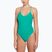 Costume intero donna Nike Swoosh Link Y-Back verde stadio