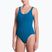 Costume da bagno intero da donna Nike Shoreline Pucker Scoop Neck black