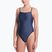 Costume da bagno intero da donna Nike Ocean Bound Ripple Texture Square Neck slate