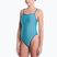 Costume da bagno intero da donna Nike Ocean Bound Ripple Texture Square Neck bleached turquoise