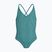 Costume da bagno intero per bambini Nike Ocean Bound Ripple Texture Lace Up blached turquoise