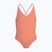 Costume da bagno intero per bambini Nike Ocean Bound Ripple Texture Lace Up pink glow