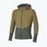 Giacca da corsa da uomo Mizuno Active Warmalite Hybrid Full Zip Hooded Long Sleeve Top forest night