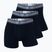 Boxer CR7 Basic Trunk da uomo 3 paia 2762 nero