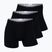 Boxer CR7 Basic Trunk da uomo 3 paia 2763 nero