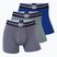Boxer CR7 Basic Trunk da uomo 3 paia multicolore