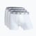 Boxer CR7 Basic Trunk da uomo 3 paia bianco