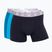 Boxer CR7 Basic Trunk da uomo 3 paia nero/verde/verde chiaro