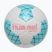 Palla da pallamano Hummel Classic Energizer off white/light blue/marine size 2