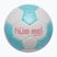 Palla da pallamano Hummel Classic Energizer off white/light blue/marine size 1