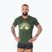 Maglietta termica Brubeck Outdoor Merino Wool Pro da uomo verde scuro/bianco 2