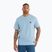 Maglietta Pitbull Small Logo da uomo blu chiaro