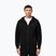 Felpa con zip e cappuccio Pitbull Dogwood da uomo, nero