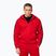 Felpa uomo Pitbull San Diego Ca Hooded Zip red