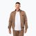 Felpa uomo Pitbull Trackjacket Tape Logo Terry Group coyote brown