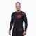 Rashguard a maniche lunghe da uomo Pitbull Ray Rashguard fluo/red