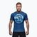 T-shirt da uomo Pitbull Rashguard Logo Palms blue