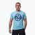 T-shirt da uomo Pitbull Palms mesh light blue logo