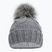 Berretto invernale da donna 4F CAD010 freddo grigio chiaro melange