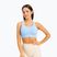 Reggiseno fitness Gym Glamour Push Up blu baby