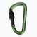 Salewa Carbiner D-Shape con vite verde