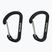 Salewa Moschettone Flat Wiregate 2 pezzi nero