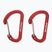 Salewa Moschettone Flat Wiregate 2 pezzi arancione