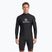 Longsleeve da nuoto Aquastic RIMOS LS UV 50+ UPF nero