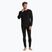 Set di biancheria intima termica da uomo SET0540 nero WOOLCANO Merino
