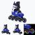 HUMBAKA Starjet LED pattini a rotelle per bambini 3in1 blu
