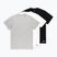 PROSTO Basic t-shirt da uomo 3 pezzi multicolore