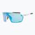 Occhiali da sole GOG Freya bianco opaco/nero/riflesso blu cielo