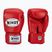 WINDY Guanti da boxe classici in pelle sintetica rossa