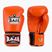 RAJA BOXING Guanti da boxe singoli standard in vera pelle arancione